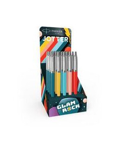 EXPOSITOR JOTTER ORIGINAL 20 BOLÍGRAFOS 70´S ROCK GLAM PARKER 2162143