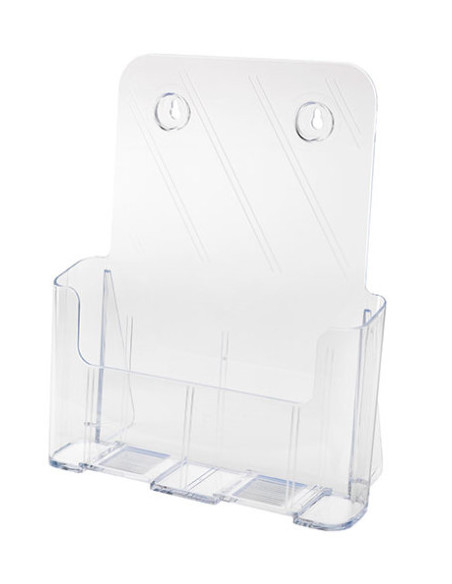 EXPOSITOR SOBREMESA INDIVIDUAL VERTICAL MURAL TRANSPARENTE A4 DEFLECTO 77001