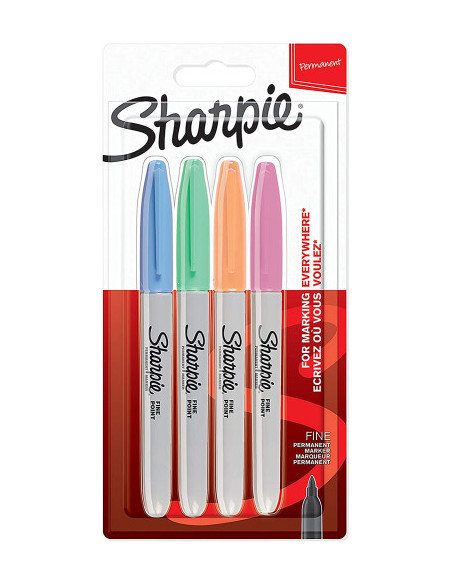 FINE BLÍSTER 4 COLORES SURTIDOS PASTELES SHARPIE 2065402