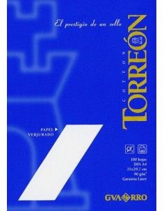 PAPEL VERJURADO BLANCO