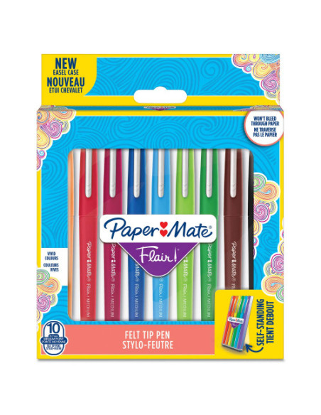 FLAIR BLISTER 10 COLORES SURTIDOS PAPER MATE 2028898