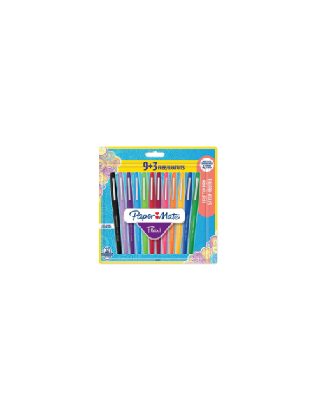 FLAIR BLISTER 9+3 COLORES SURTIDOS PAPER MATE 2048987