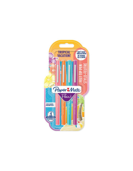 FLAIR M. TROPICAL VACATION BL4  PAPER MATE 2032363