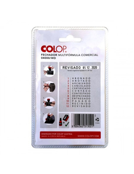 FORMULARIO FECHADOR 4 MM COLOP 108807