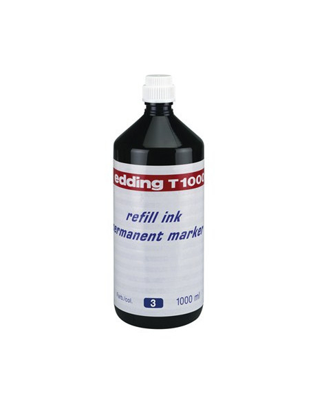 FRASCO TINTA PARA RELLENAR 1000ML AZUL EDDING T1000-03