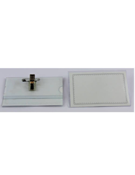 CAJA 50 FUNDAS IDENTIFICACION PVC RIGIDO APAISADO 55X87MM CON PINZA+IMPERDIBLE IBERPLAS 2076PI50 CAJA 50 FUNDAS IDENTIFICACION PVC RIGIDO APAISADO 55X87MM CON PINZA+IMPERDIBLE IBERPLAS 2076PI50
