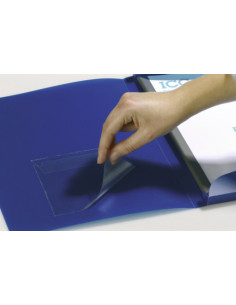 PACK 10 FUNDAS PARA CD/DVD ADHESIVAS DURABLE 8080 2
