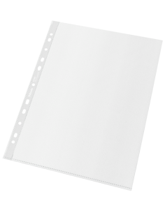 CAJA 50 FUNDAS POLIPROPILENO MULTITALADRO REFORZADA PIEL NARANJA A4 RECYCLE 100 MICRAS ESSELTE 627501 2