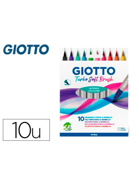 ESTUCHE 10 UDS TURBO SOFT BRUSH GIOTTO F426800
