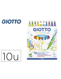 ESTUCHE 10 UDS TURBO SOFT BRUSH PASTEL GIOTTO F426900