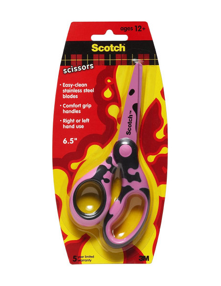 TIJERAS DECO 16,5CM COLORES SURTIDOS VERDE/AZUL/ROSA 1561DS-M SCOTH 7000034004