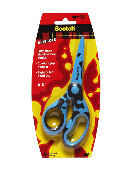 TIJERAS DECO 16,5CM COLORES SURTIDOS VERDE/AZUL/ROSA 1561DS-M SCOTH 7000034004