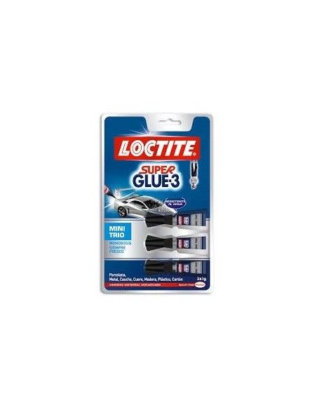 PEGAMENTO SUPER GLUE 3 TUBO PACK 3X 1GR