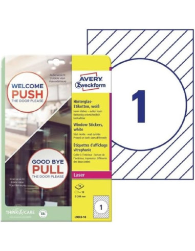 ADHESIVOS DE PAPEL PARA VENTANAS 200 MM 10...