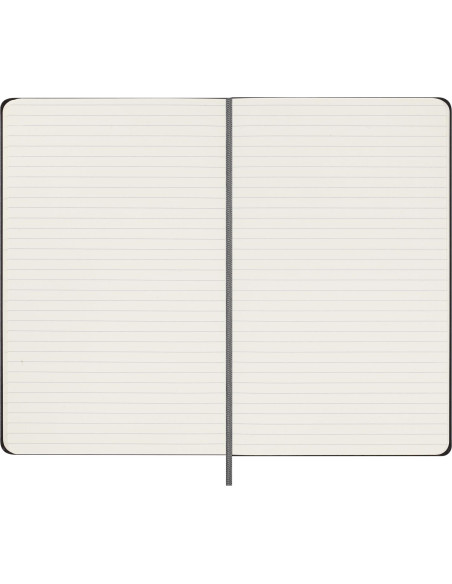 AGENDA 12 MESES SEMANAL L (13 X 21 CM) NEGRA TAPA DURA (ATEMPORAL) MOLESKINE DHUNDB12WN301