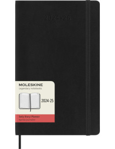 AGENDA 18 MESES 2024-2025 DIARIA L (13 X 21 CM) NEGRA...