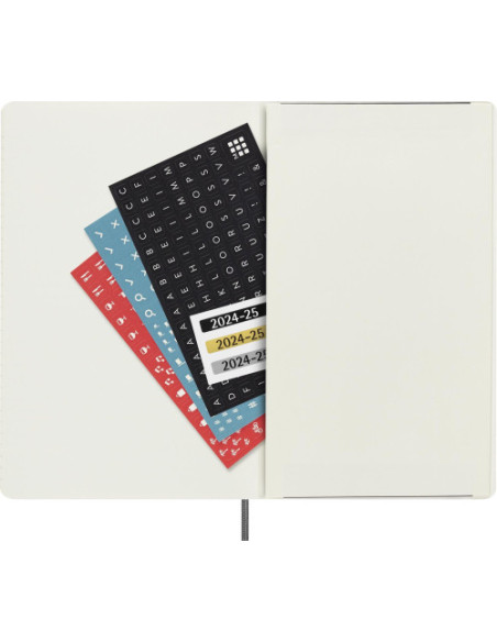 AGENDA 18 MESES 2024-2025 DIARIA L (13 X 21 CM) NEGRA TAPA BLANDA MOLESKINE DSB18DC3Y25