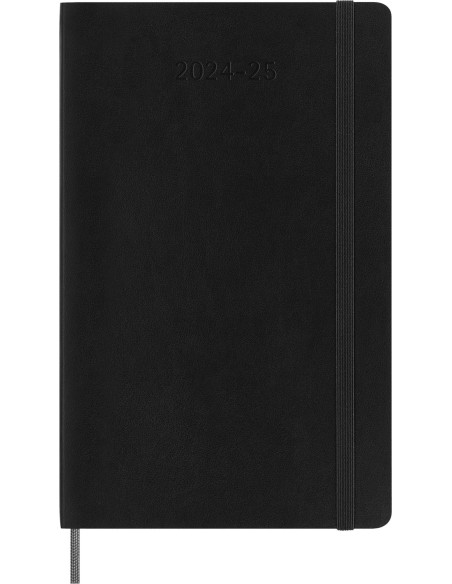 AGENDA 18 MESES 2024-2025 DIARIA L (13 X 21 CM) NEGRA TAPA BLANDA MOLESKINE DSB18DC3Y25