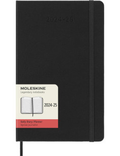 AGENDA 18 MESES 2024-2025 DIARIA L (13 X 21 CM) NEGRA...