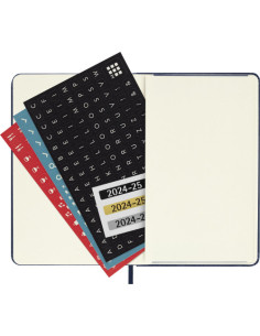 AGENDA 18 MESES 2024-2025 SEMANAL P (9 X 14 CM) AZUL... 2