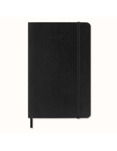 AGENDA 18 MESES 2024-2025 SEMANAL P (9 X 14 CM) NEGRA...