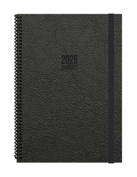 AGENDA 2025 TOKIO DIA/PAGINA 17X24 NEGRO CATALAN INGRAF 355525