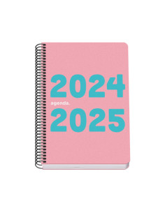 AGENDA ESCOLAR 2024-2025 TAMAÑO A5 TAPA POLIPROPILENO...