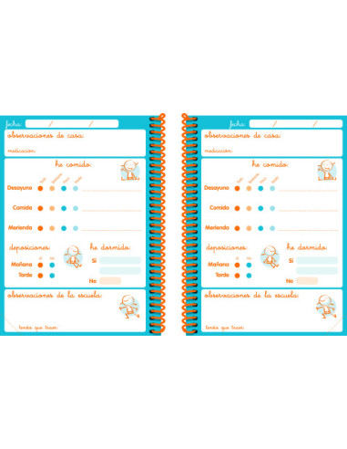 AGENDA ESCOLAR PEQUE 8º DIA PAGINA TAPA...