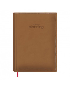 AGENDA PLANNING DÍA PÁGINA 21 X 29 CM CÁMEL (ATEMPORAL)...