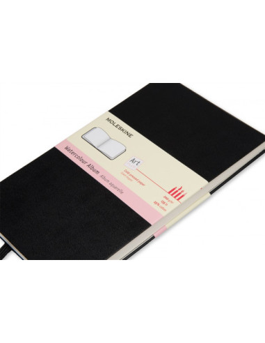 ALBUM DE ACUARELA NEGRO L (13X21CM) MOLESKINE...