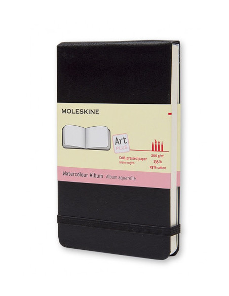 ALBUM DE ACUARELA NEGRO P (9X14CM) MOLESKINE ARTMM803