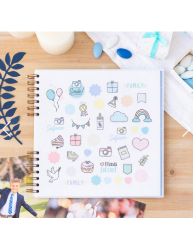 ÁLBUM DE FOTOS AZUL - RECUERDOS BONITOS DE MI...