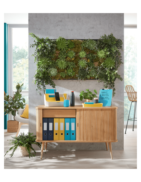 ARCHIVADOR 2 ANILLAS CON GOMA  ACTIVE COSY 180° 80MM AMARILLO LEITZ 10380019