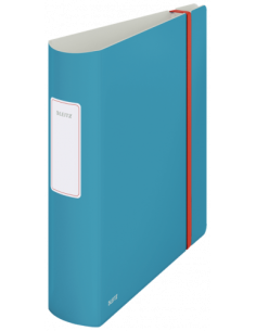 ARCHIVADOR 2 ANILLAS CON GOMA ACTIVE COSY 180° 80MM AZUL...