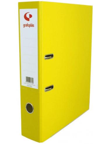 ARCHIVADOR OFICINA DE PALANCA 45 COLOR AMARILLO...