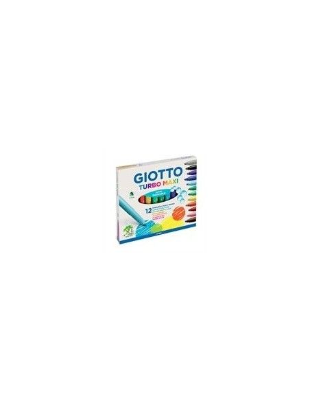 ROTULADORES GIOTTO TURBO MAXI 12 COLORES