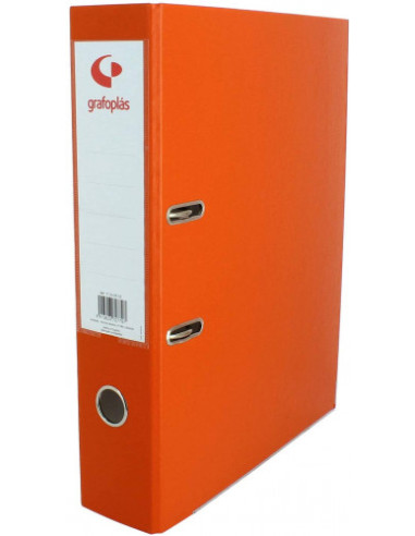 ARCHIVADOR OFICINA DE PALANCA 45 COLOR NARANJA...