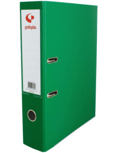 ARCHIVADOR OFICINA DE PALANCA 45 COLOR VERDE FOLIO LOMO... 2