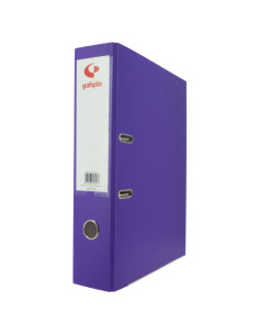 ARCHIVADOR OFICINA DE PALANCA 65 COLOR MORADO FOLIO LOMO... 2