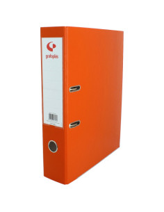 ARCHIVADOR OFICINA DE PALANCA 65 COLOR NARANJA FOLIO LOMO... 2