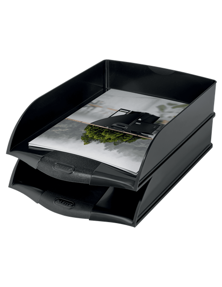 BANDEJA PORTADOCUMENTOS A4 RECYCLE NEGRO LEITZ 53240095