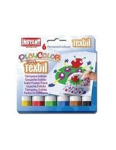 TEMPERA PLAY COLOR ONE TEXTIL 6COL