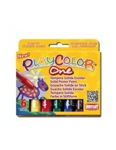 TEMPERA SOLIDA PLAYCOLOR ONE C/ 6