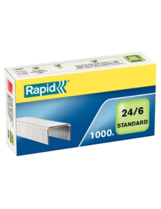 GRAPAS RAPID 24/6 PAQUETE 1000 2