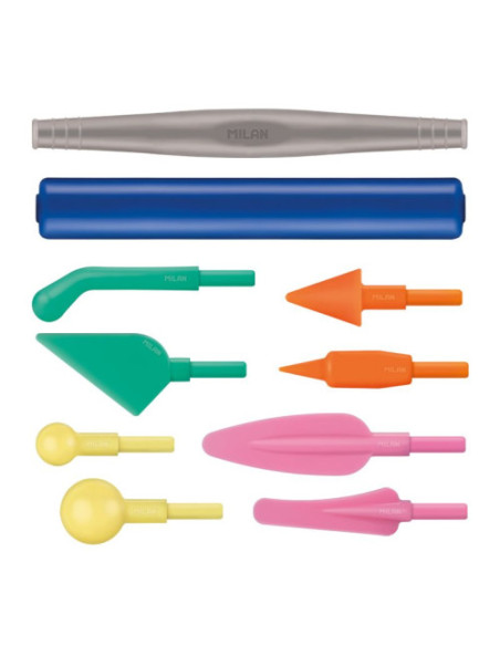 HERRAMIENTAS DE MODELADO (2 MANGOS + 8 PUNTAS) NUEVO MILAN 9194110