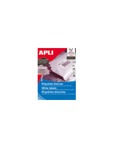 CAJA 500 HOJAS ETIQUETA BLANCA ILC 105X148 01797 APLI