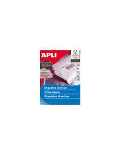 CAJA 500 HOJAS ETIQUETA BLANCA ILC 105X74 01796 APLI