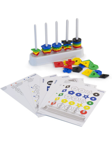 JUEGO ABACO CON SURTIDO DE FORMAS Y COLORES...