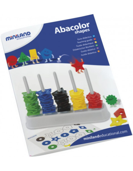 JUEGO ABACO CON SURTIDO DE FORMAS Y COLORES MINILAND 95270