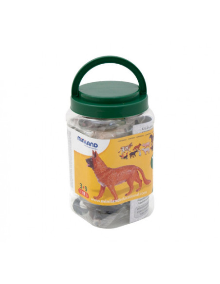 JUEGO ANIMALES GRANJA 11 FIGURAS MINILAND 27420